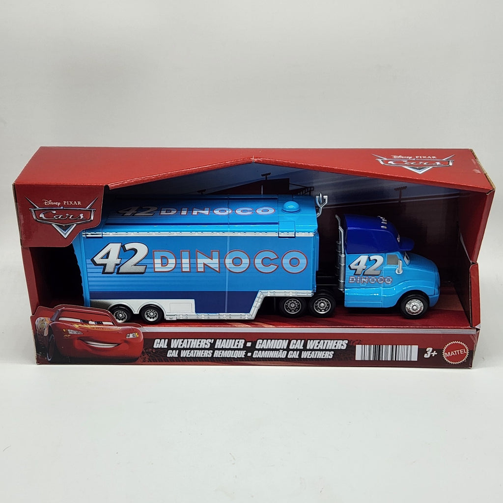 Disney Pixar Cars CAL WEATHERS HAULER Dinoco #42 Diecast Truck 1:552