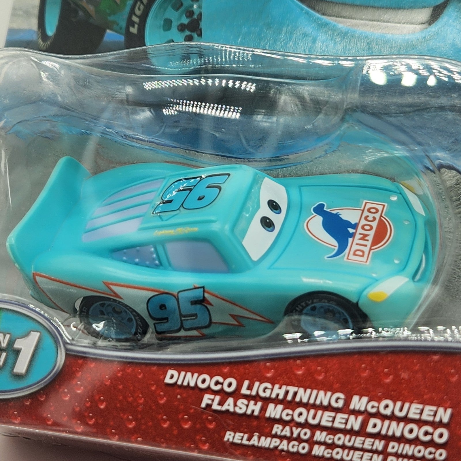 2026 DINOCO LIGHTNING McQUEEN NEW Disney Pixar Cars Color Changers 1:55 Green1