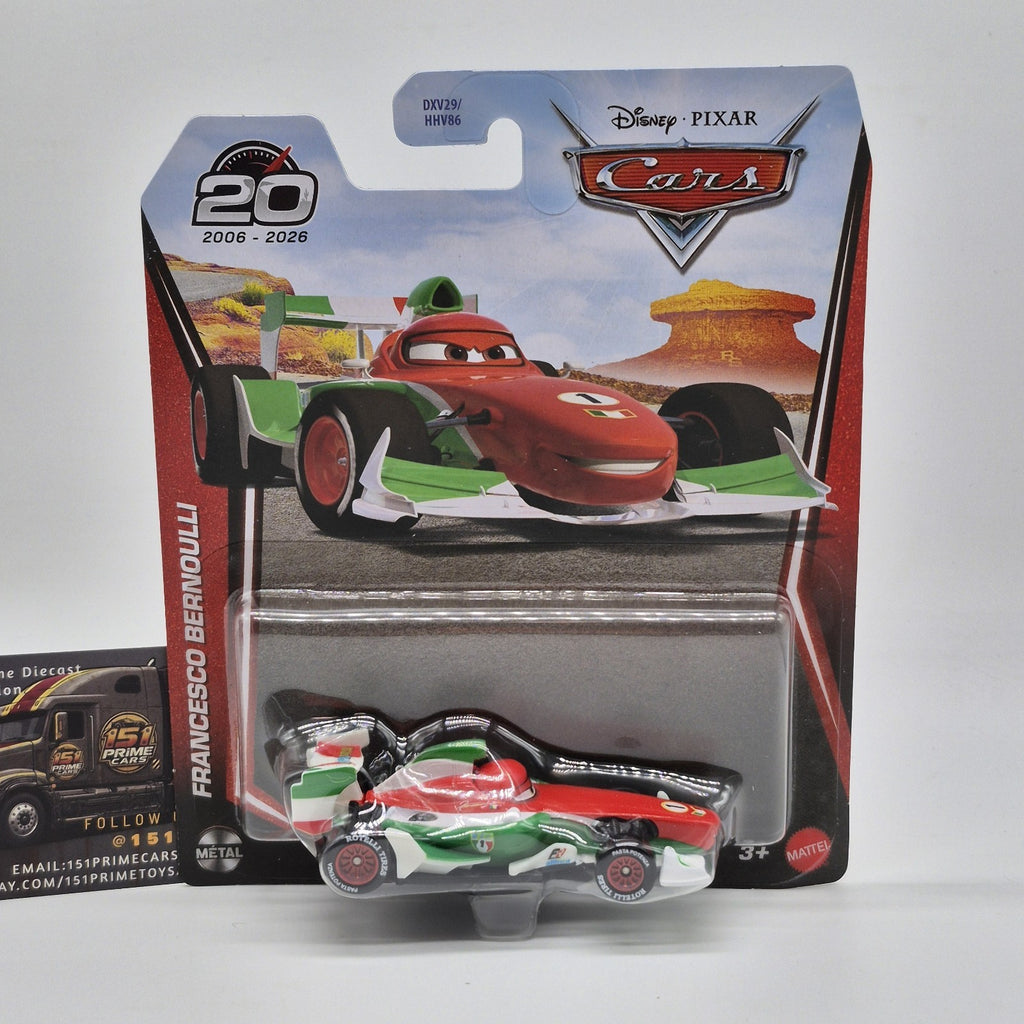 Disney Pixar Cars 20th Anniversary Francesco Bernoulli NEW Diecast0