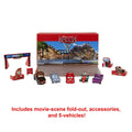 NEW Disney Pixar Cars 5 pack Shiftwell McMissile Pit Crew Mater Bernouli McQueen0