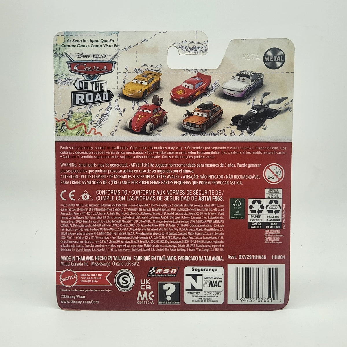 2022 Disney Pixar Cars On The Road Kay Pillar 1:55 Zebra2