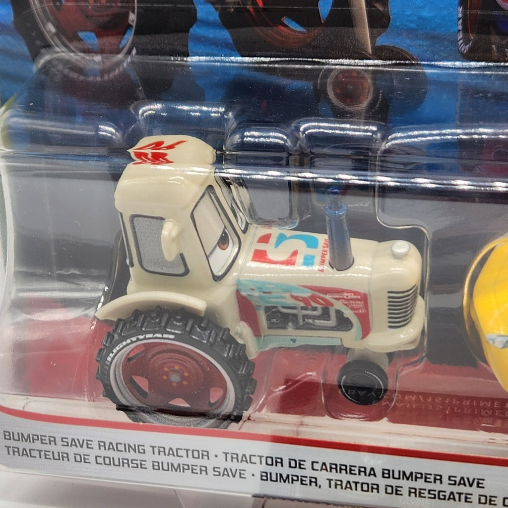 2018 Disney PIXAR Cars Bumper Save Racing Tractor And Rusteze Cruz Ramirez 1:551