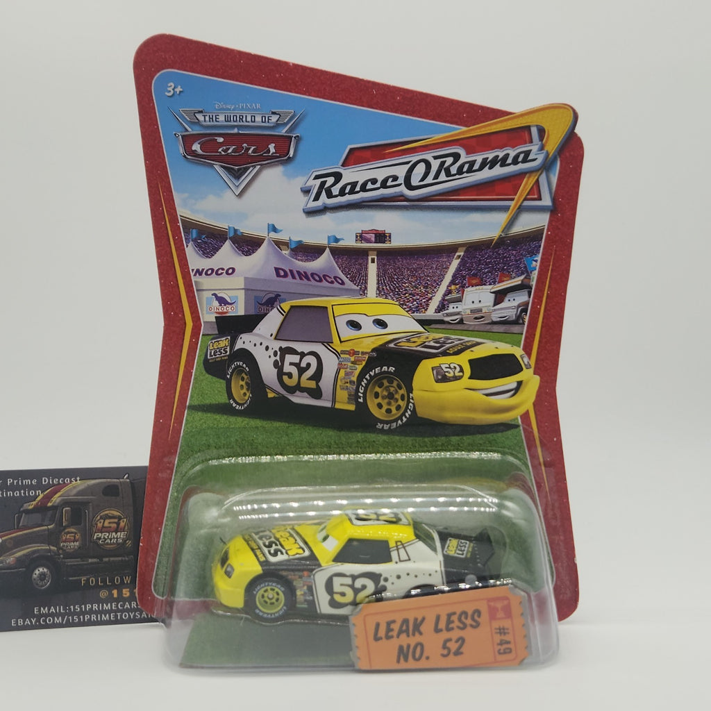 DISNEY PIXAR CARS LEAK LESS NO.52 RACE O RAMA #49 THE WORLD OF CARS 20090