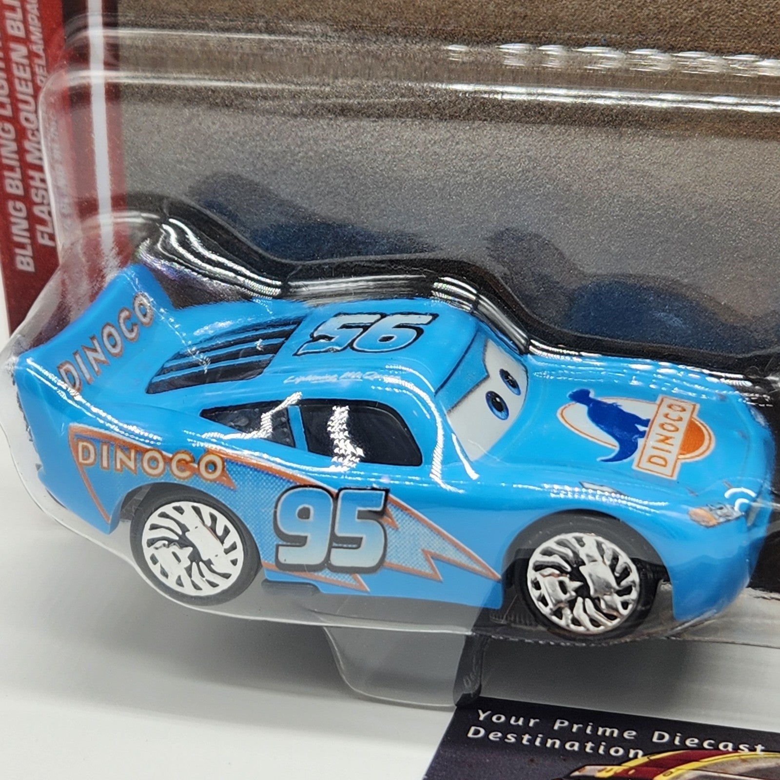 Disney Pixar Cars Bling Bling Lightning McQueen Tex Dinoco 2 Pack 20th 2026 New1