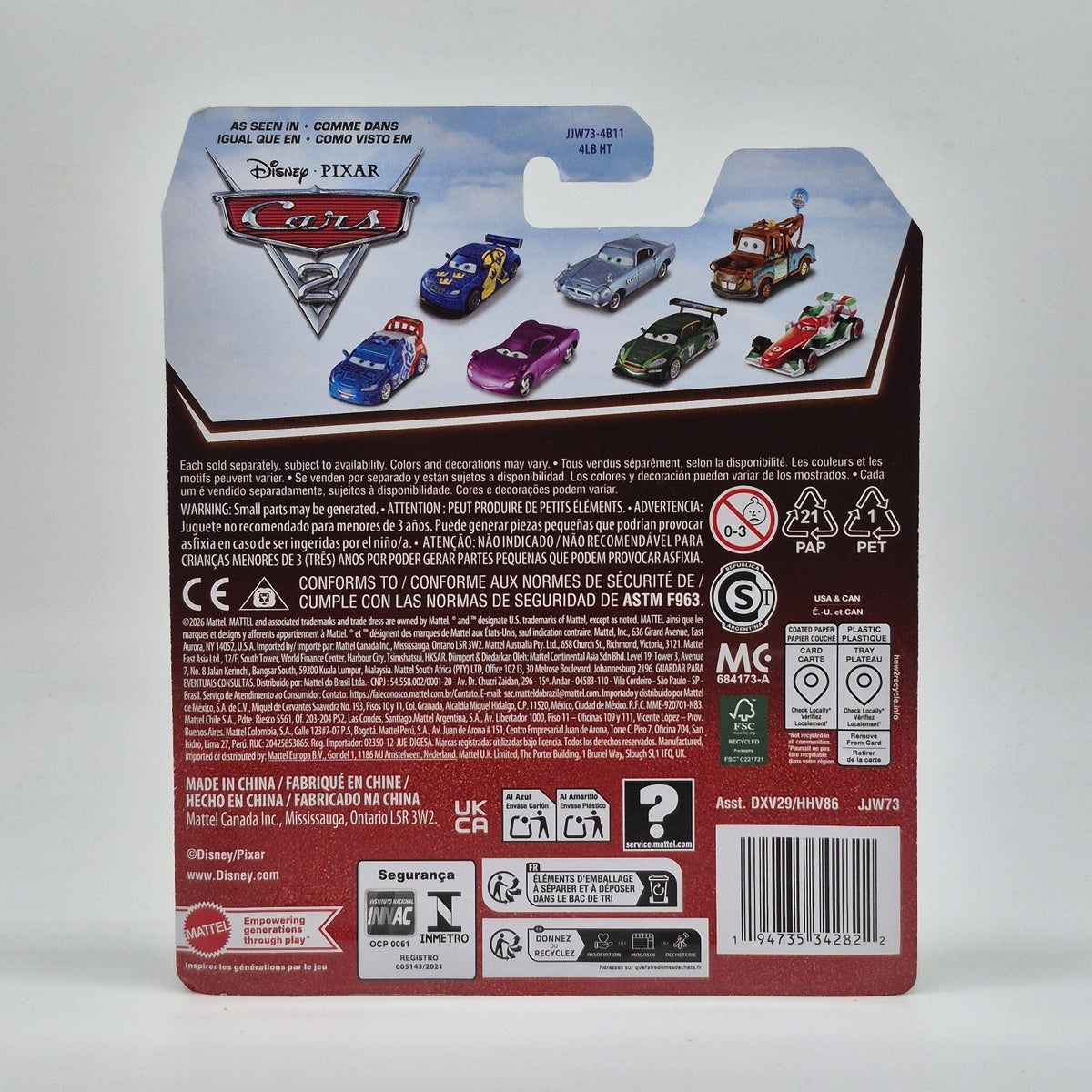 Memo Rojas Jr 20th Anniversary Disney Pixar Cars 1:55 Diecast 2
