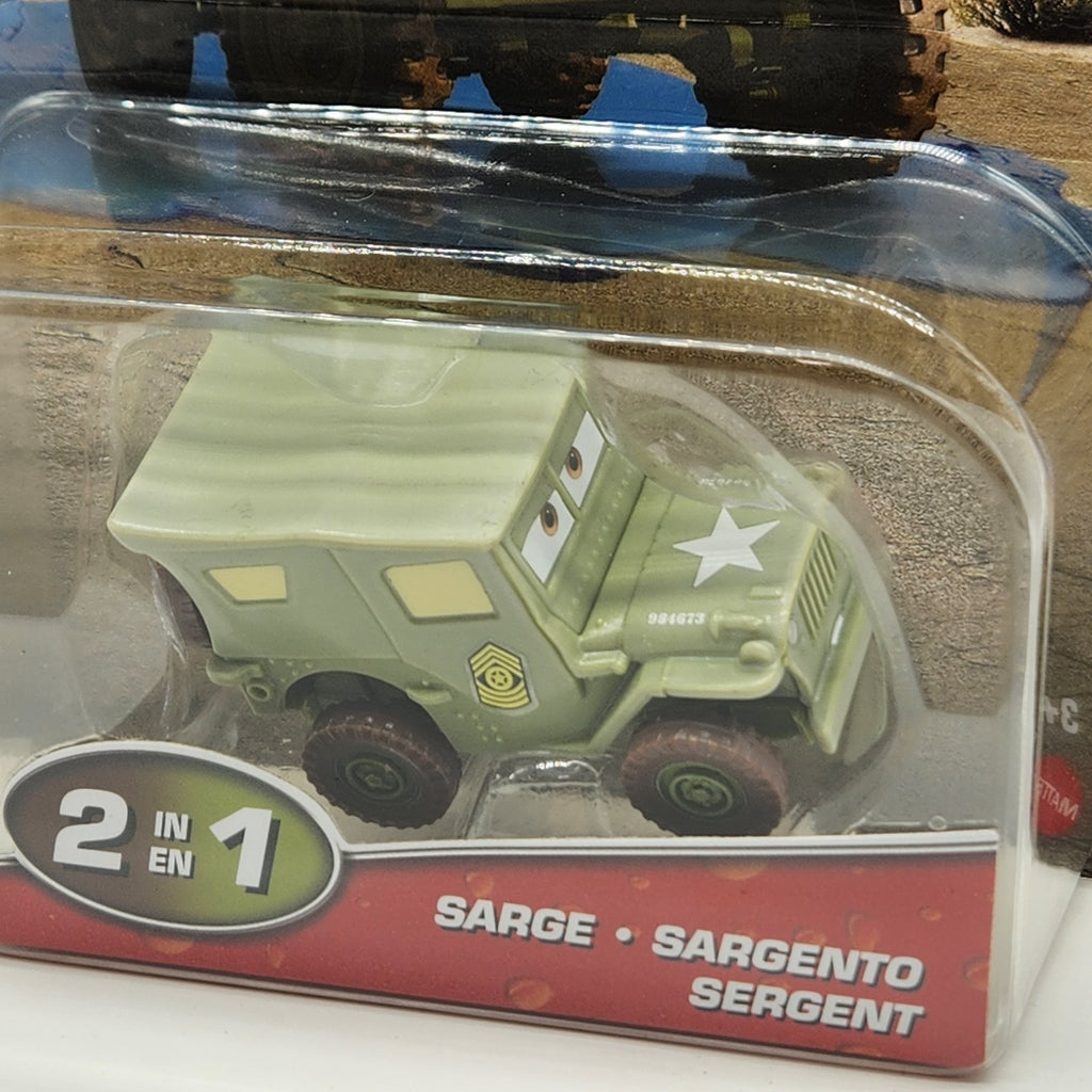 Disney Pixar Cars Color Changers SARGE 1:55 Diecast Nattel Toy Car 20251