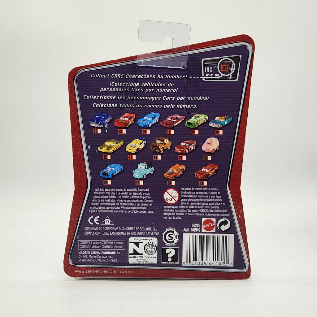 DISNEY PIXAR CARS BLING BLING LIGHTNING MCQUEEN #08 THE WORLD OF CARS 1:552