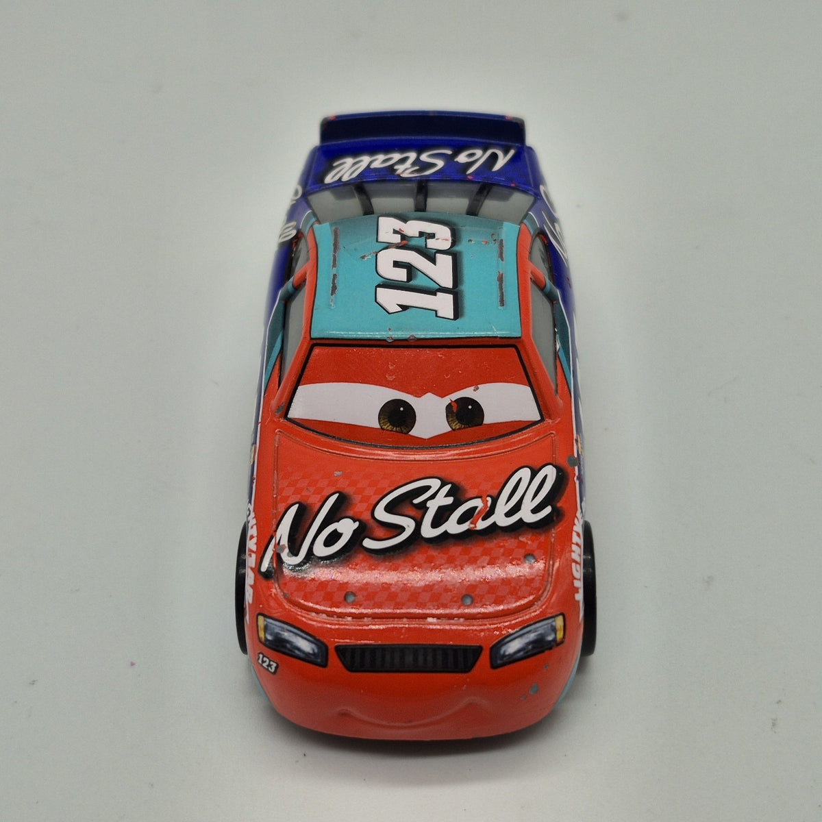 Todd Marcus Cars 3 Disney Pixar Cars No Stall #123 Diecast Toy Car 1:557