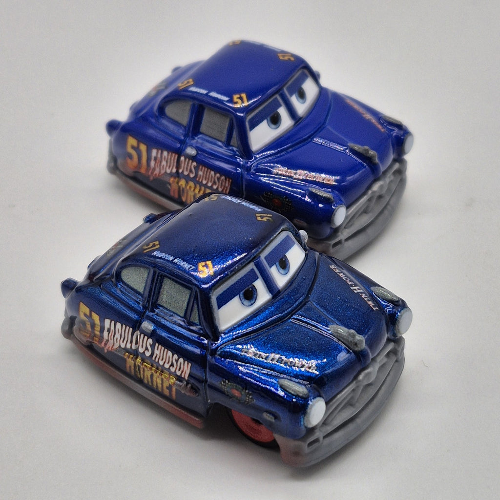 Metallic Fabulous Hudson Hornet Disney Pixar Cars Mini Racers 1:87 Diecast Toy3