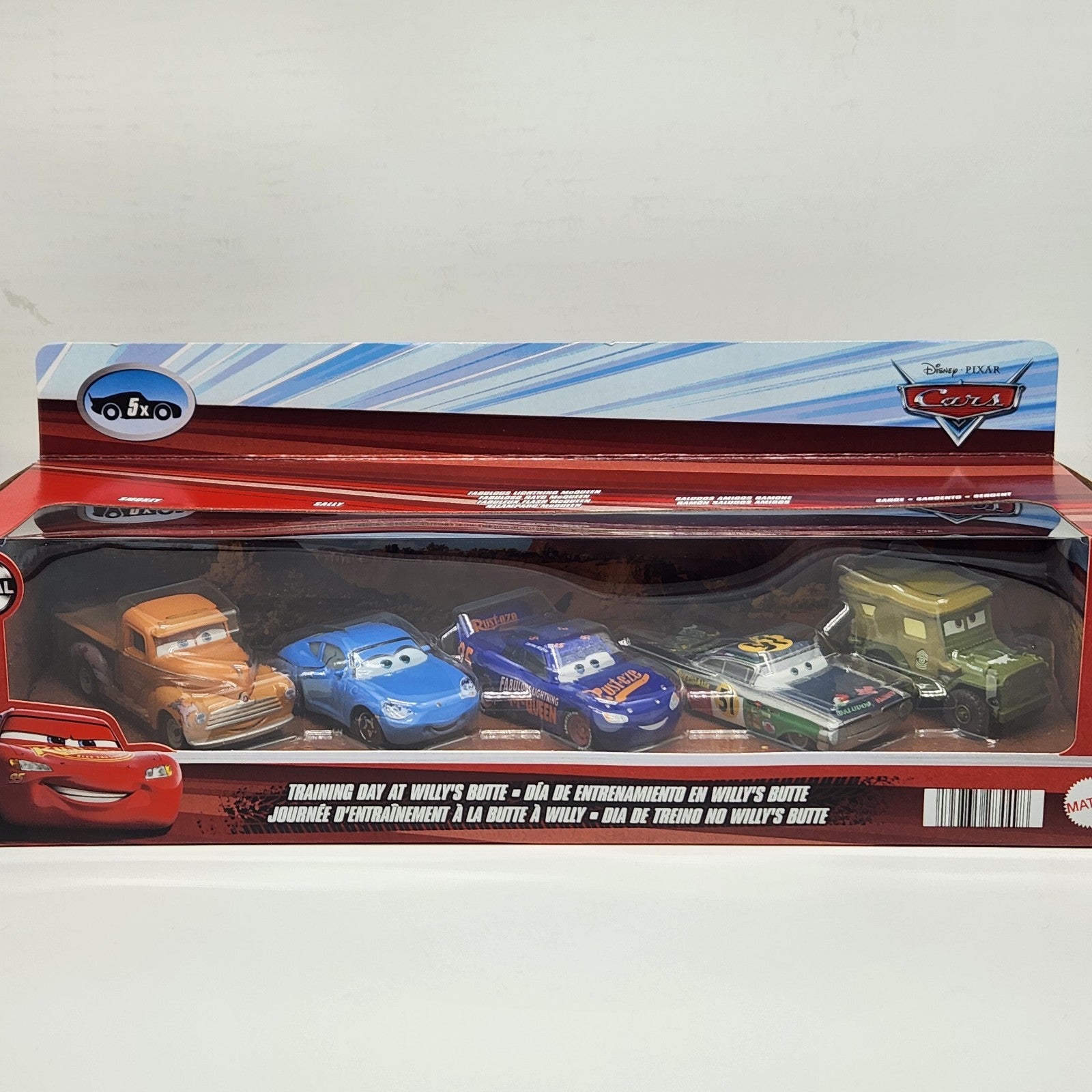 Training Day at Willy's Butte 5 pack 2025 Disney Pixar Cars Diecast 1:551