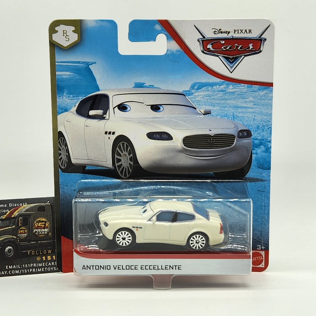 2019 DISNEY PIXAR CARS ANTONIO VELOCE ECCELLENTE RADIATOR SPRINGS 1:55 Mattel0