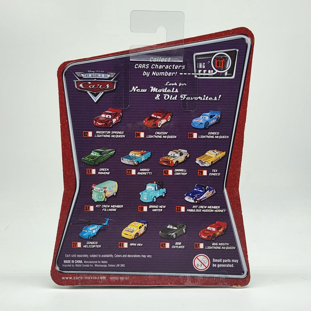 Disney Pixar The World of Cars Pit Crew Member Fillmore 37 Volkswagen Bus2