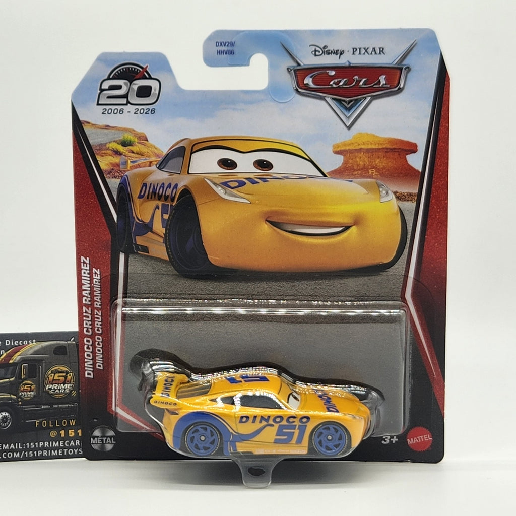 Dinoco Cruz Ramirez 2026 20th Anniversary Disney Pixar Cars 1:55 Diecast Toy0