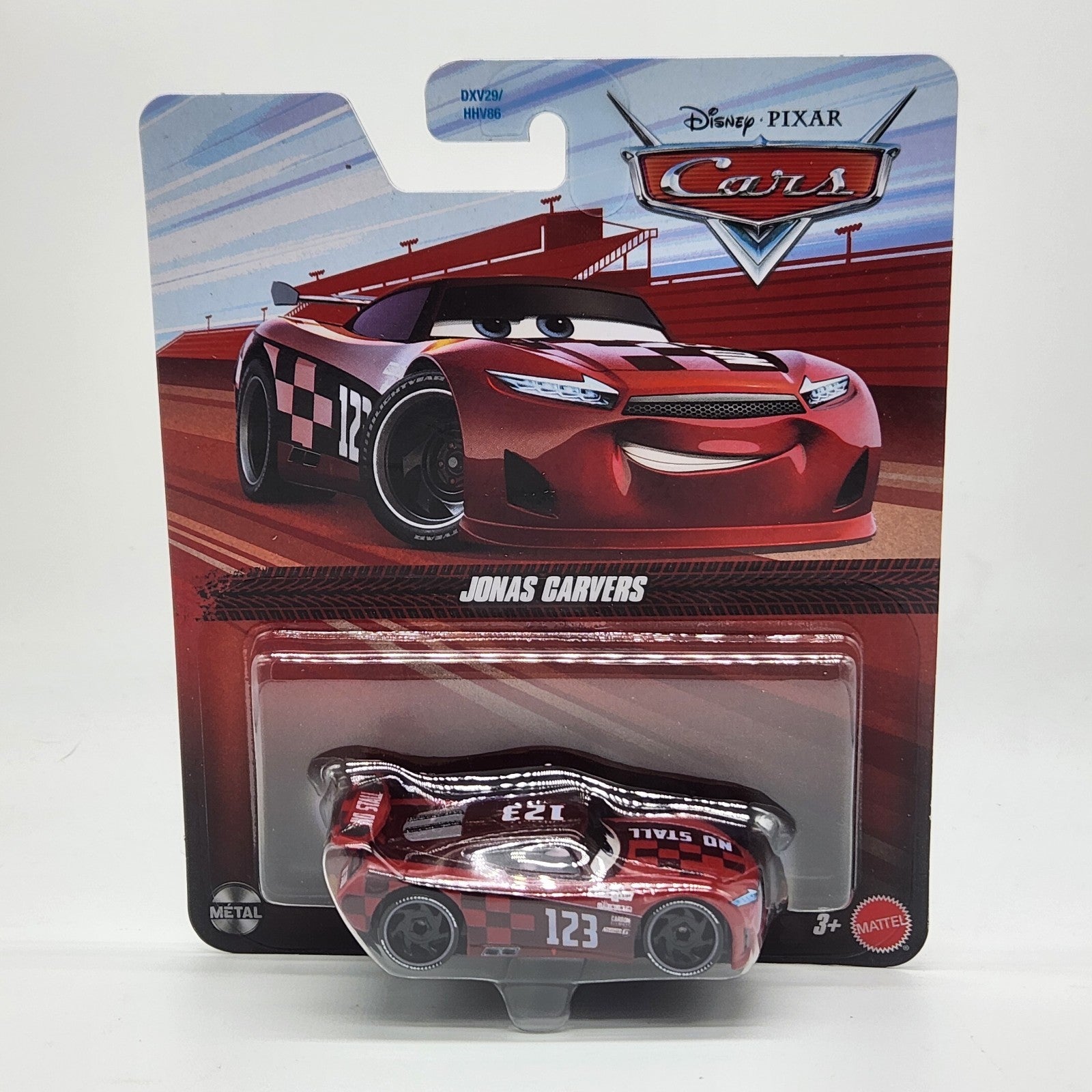 Jonas Carvers 2026 Disney Pixar Cars #123 Next Gen Piston Cup Racer 1:55 0
