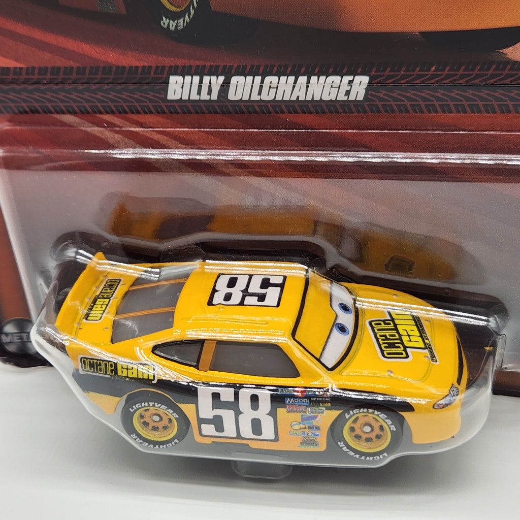 DISNEY PIXAR CARS BILLY OILCHANGER #58 OCTANE GAIN METAL 2025 1:55 Diecast1