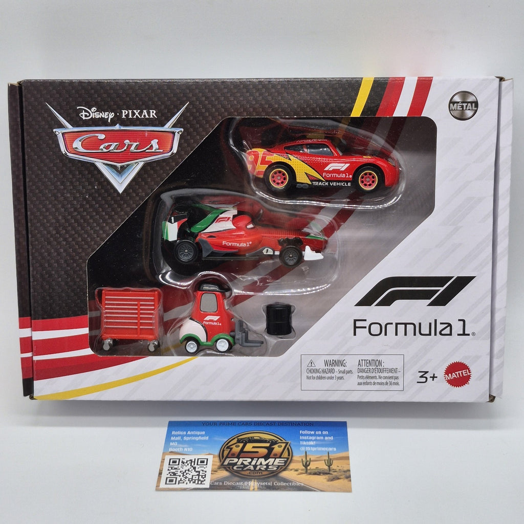 Formula 1 Disney Pixar Cars Lightning McQueen Franceso F1 Pitty 2026 Diecast0