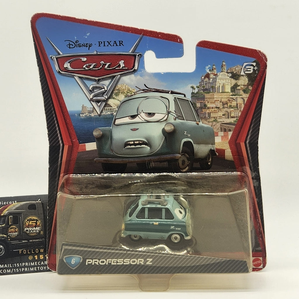 Professor Z 2010 DISNEY PIXAR CARS 2 1:55 Diecast Toy V28060
