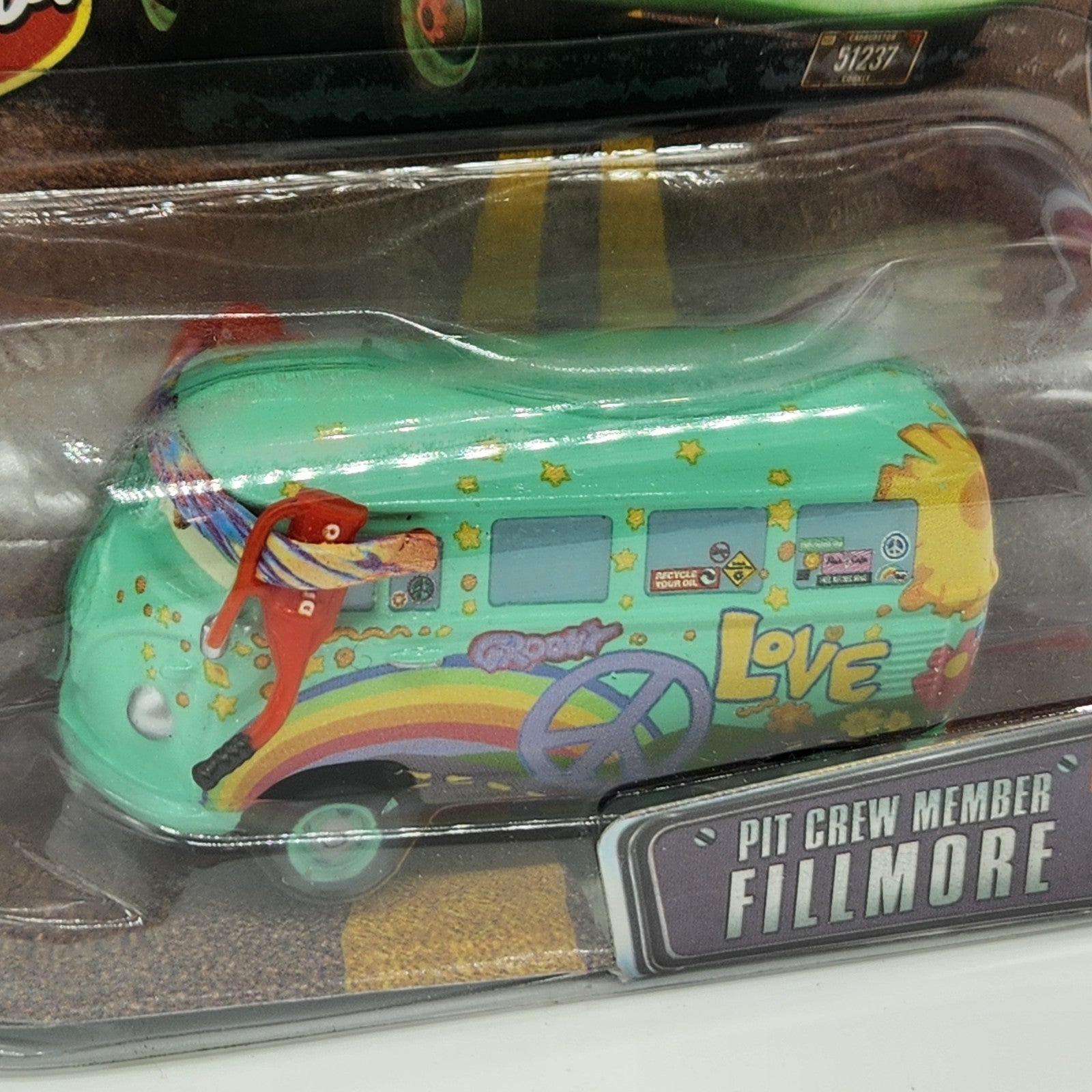 Disney Pixar The World of Cars Pit Crew Member Fillmore Mattel Diecast Toy 20071