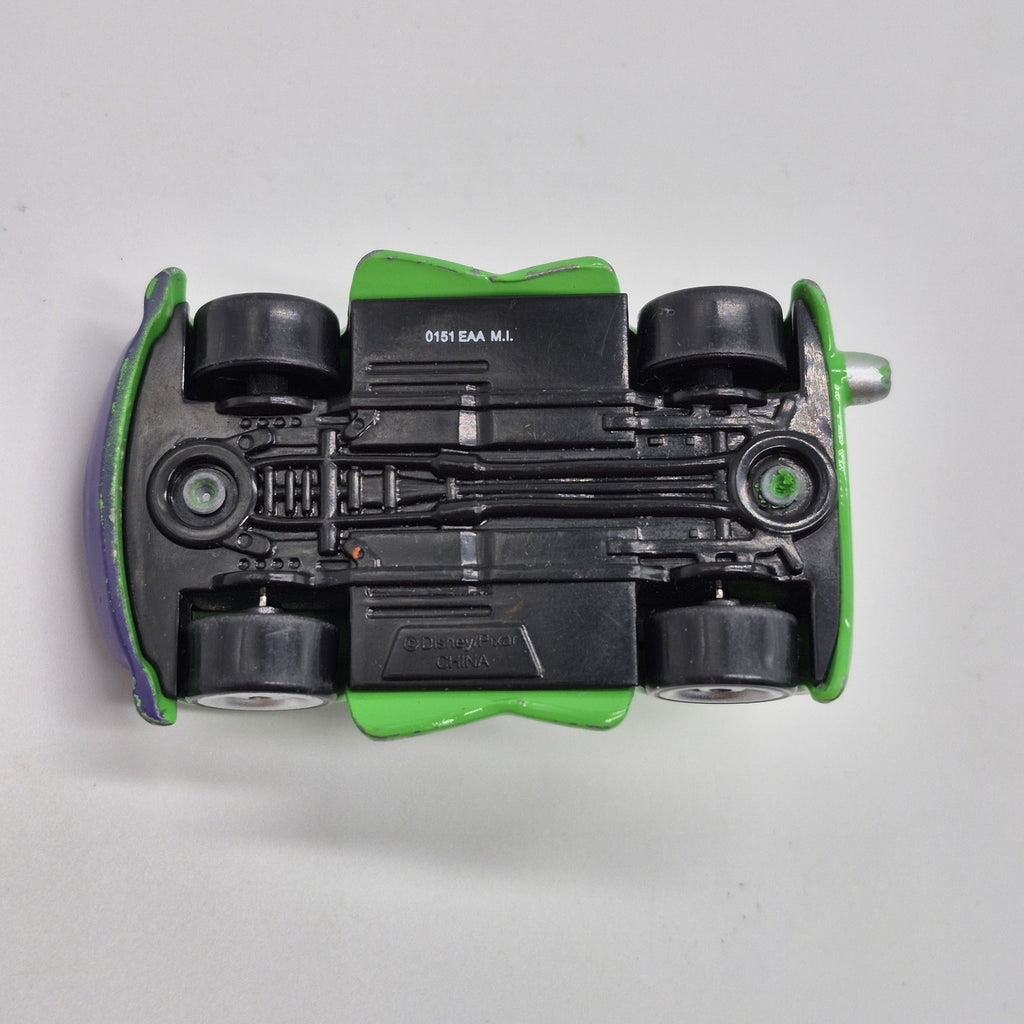 Wingo Disney Pixar Cars 1:55 Loose Diecast Car Green Purple China 9