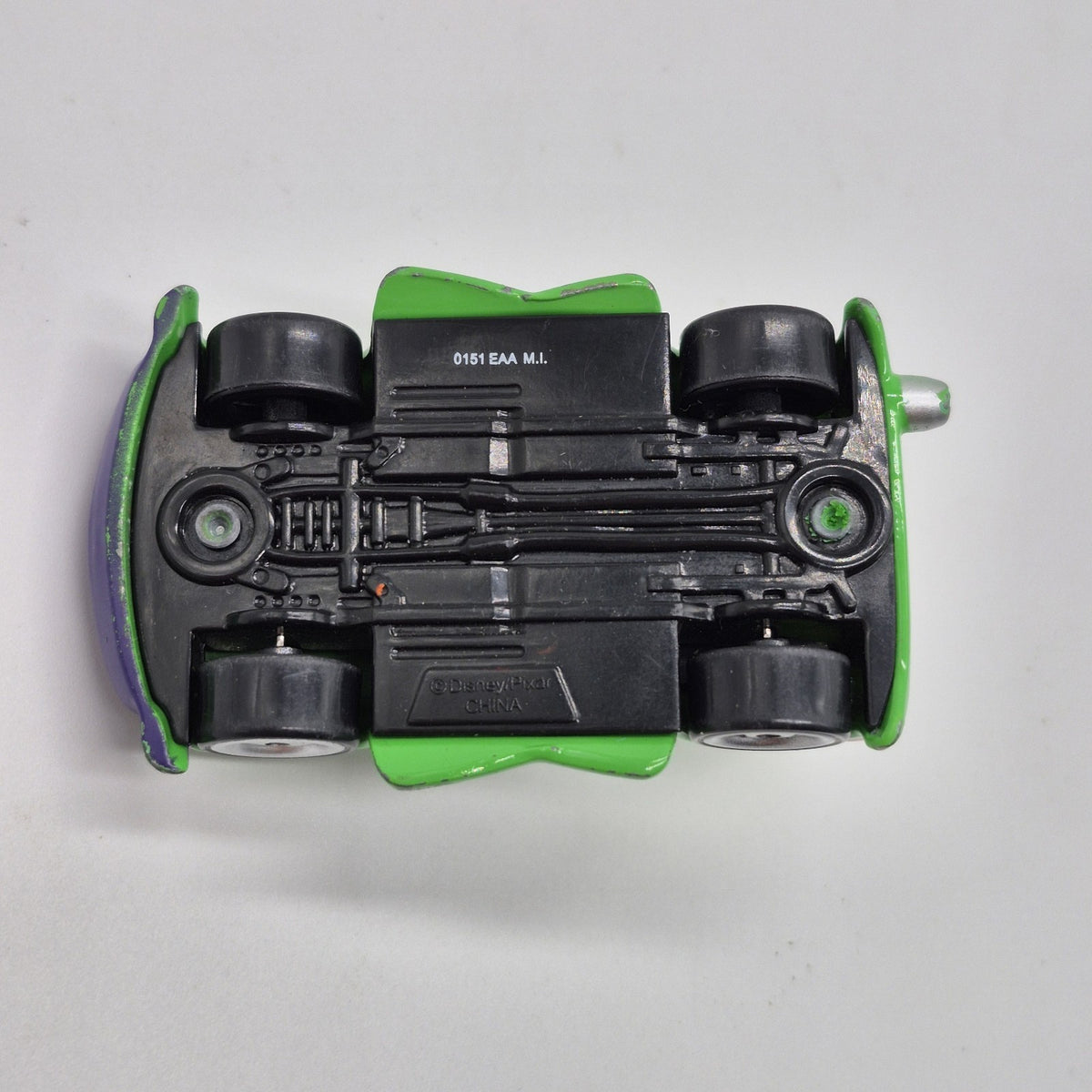 Wingo Disney Pixar Cars 1:55 Loose Diecast Car Green Purple China 9