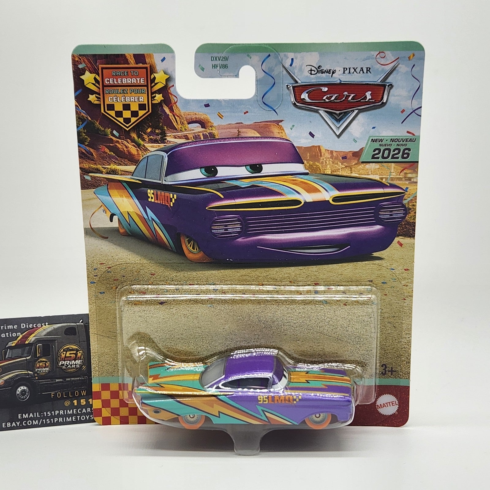 2026 Disney Pixar Cars Race To Celebrate   Ramone Mattel 1:55 Diecast0