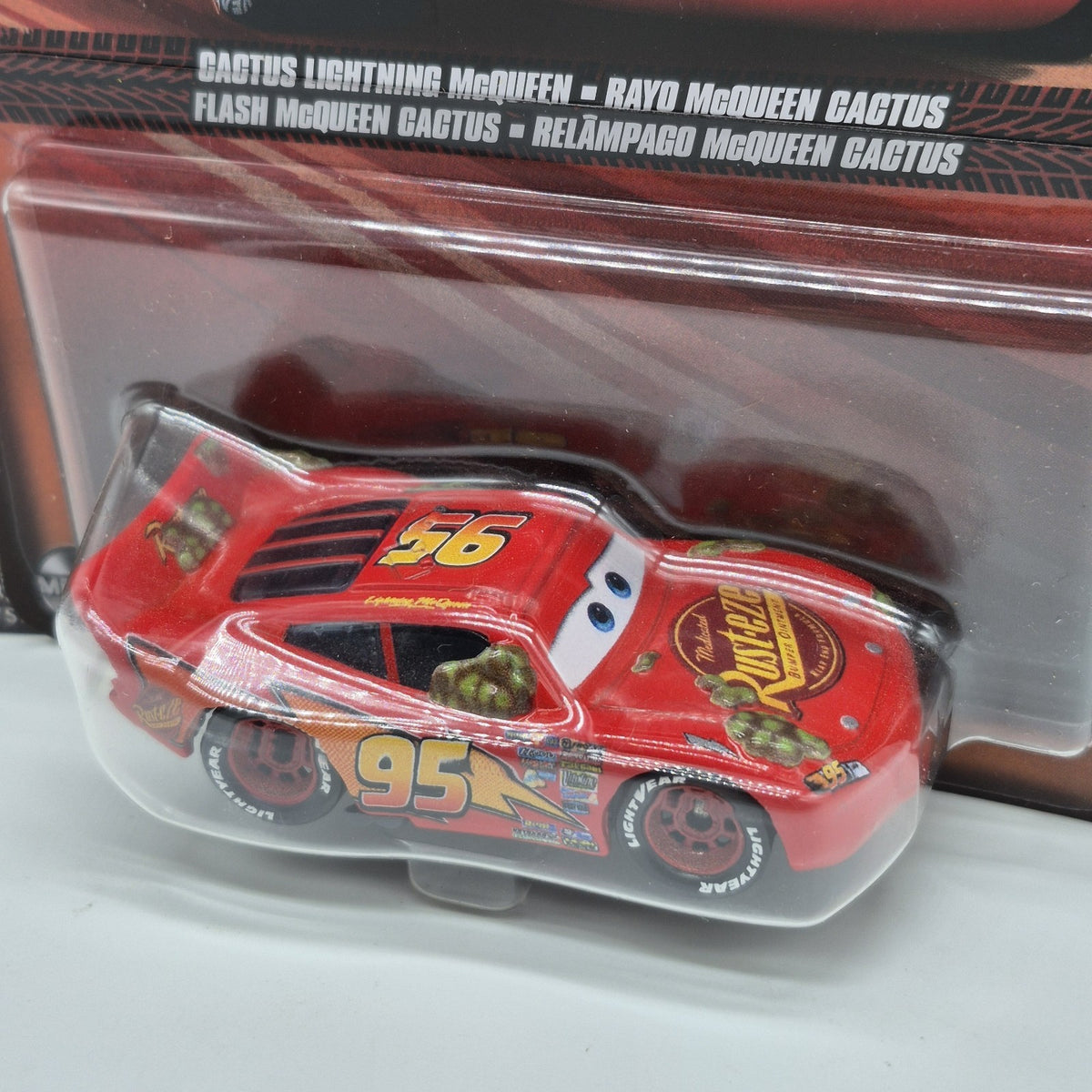 Disney Pixar Cars Cactus Lightning McQueen Metal1