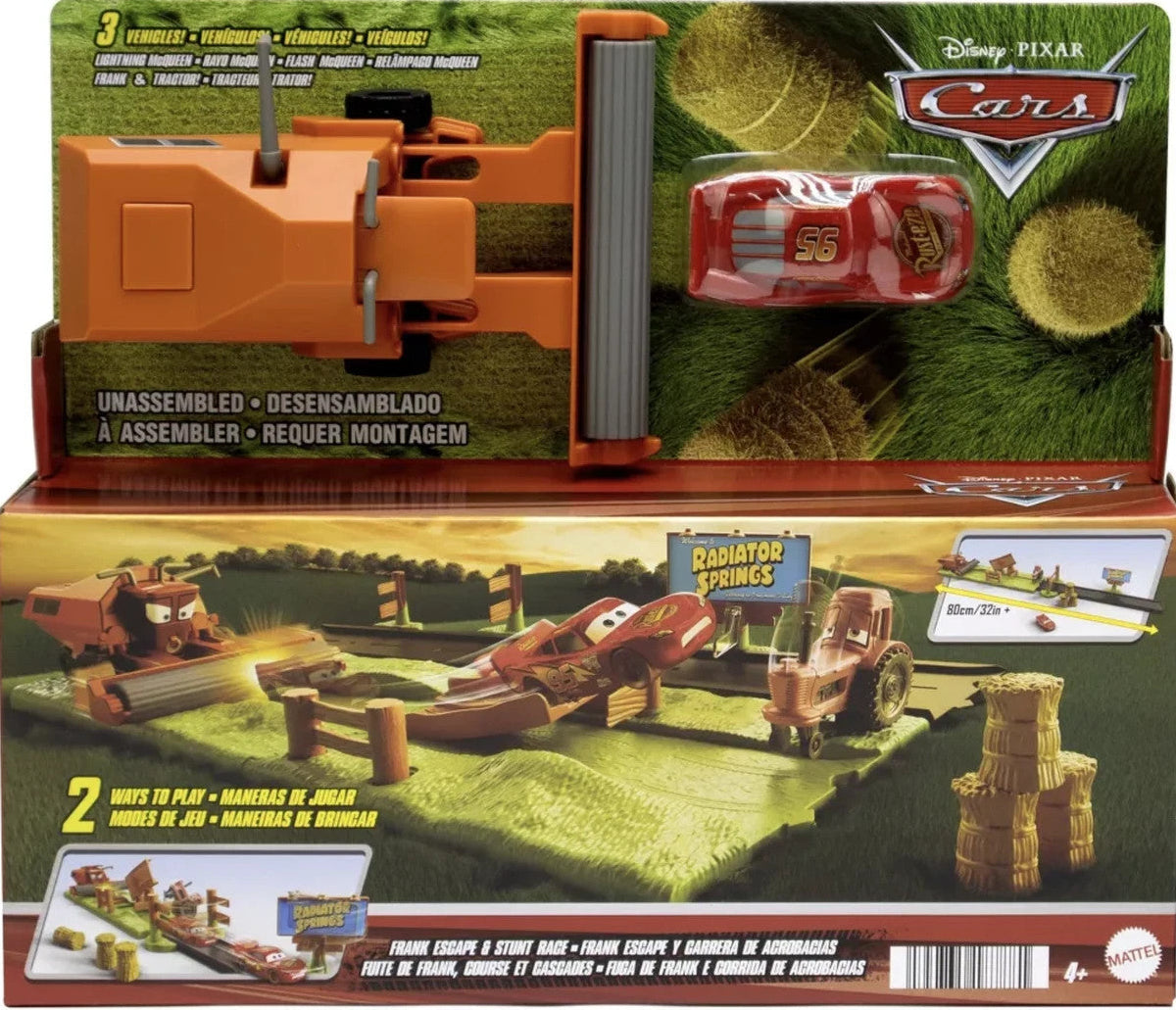 NEW IN BOX Disney Pixar Cars Franks Escape and Stunt Race Playset 2025 1:64 toy2