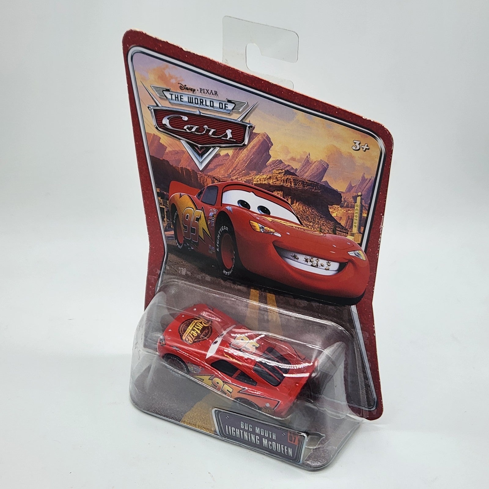 Bug Mouth Lightning McQueen 2008 Disney Pixar World Of Cars 1:55 Diecast Car3
