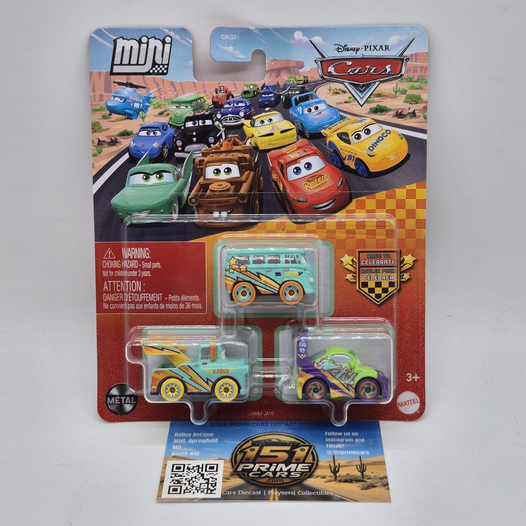Disney Pixar Cars 2026 Race to Celebrate Mini Racers Fillmore Mater Wingo 1:871