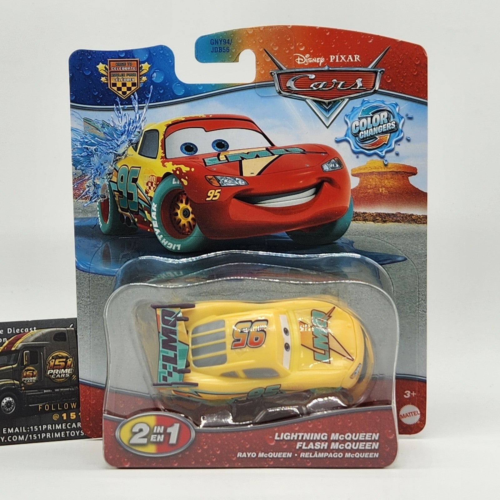 Race To Celebrate Lightning Mcqueen Color Changers 2026 Disney Pixar Cars 1:550