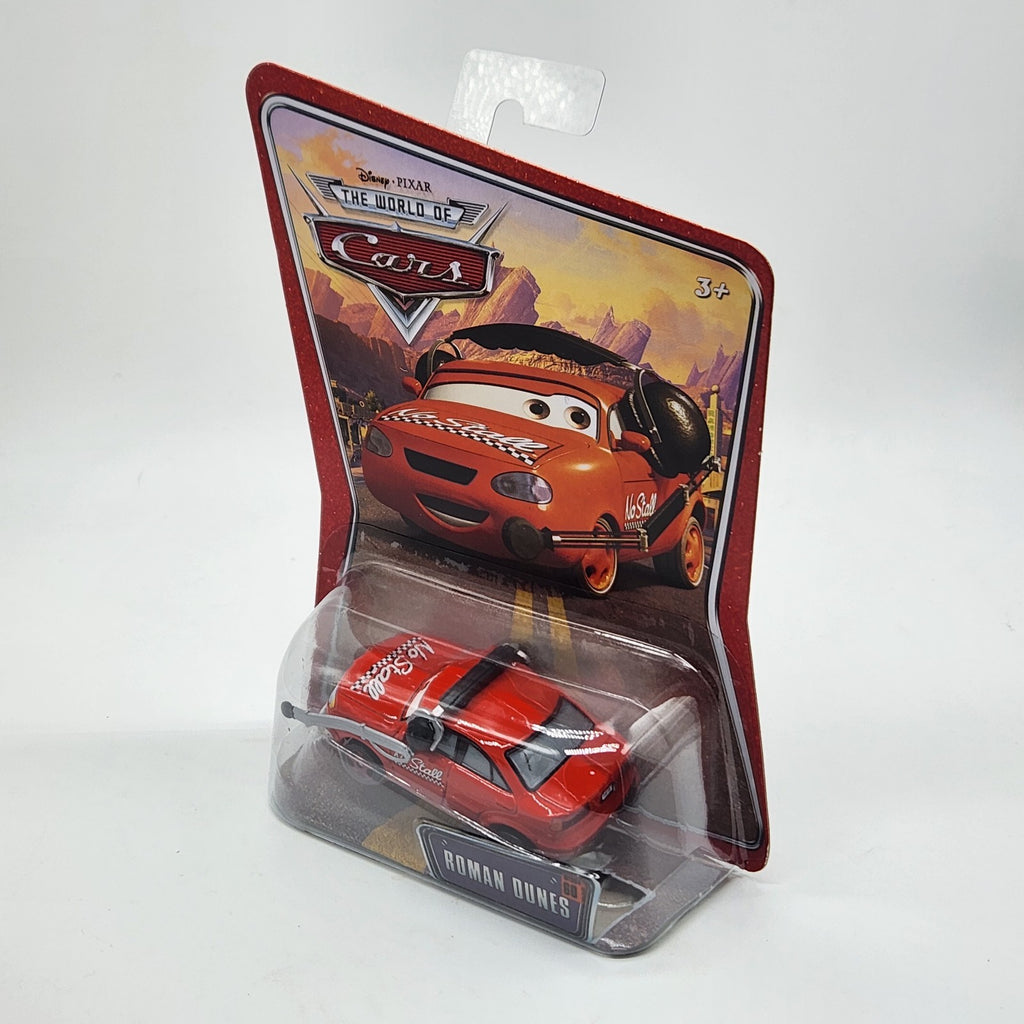 Disney Pixar Cars 2008 World Of Cars Roman Dunes #60 No Stall Pit Crew2