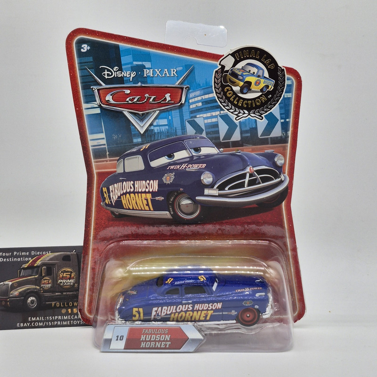 Disney Pixar Cars Fabulous Hudson Hornet #10 Final Lap Collection Sealed 0