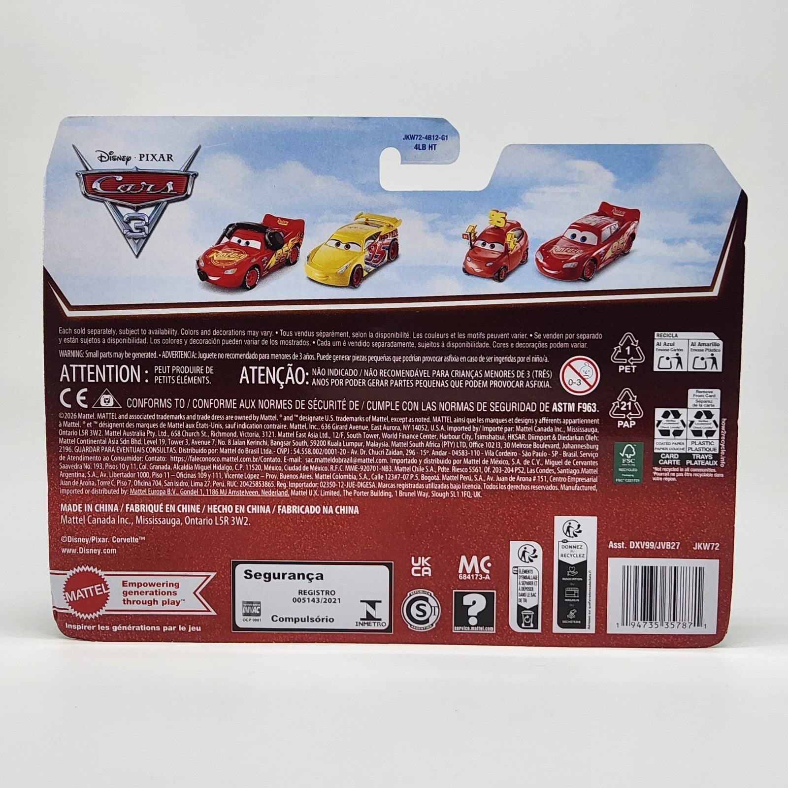 Disney Pixar Cars Headset Crew Chief Rusteze Cruz Ramirez 2 Pack 20th 2026 New3