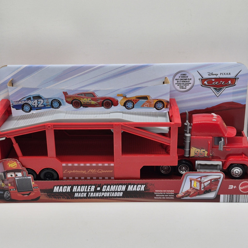 Disney Pixar Cars Mack Hauler Truck For Multiple Vehicles 12 Car Carrier 1:551