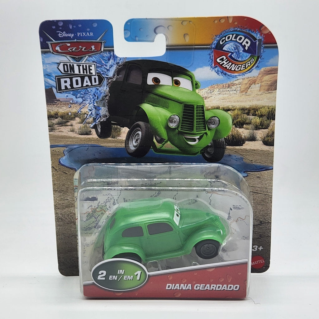 Diana Geardado Disney Pixar Cars On The Road Color Changers 1:55 Diecast Toy0