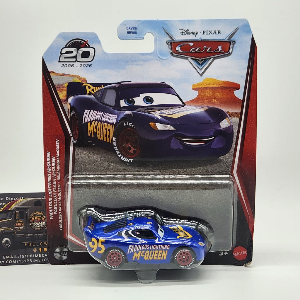Fabulous Lightning Mcqueen 20th Anniversary Disney Pixar Cars 1:55 Diecast0