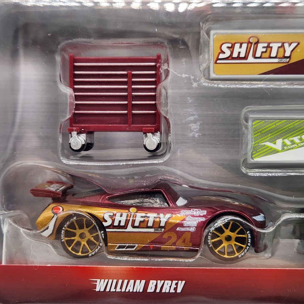 Disney Pixar Cars Nascar Series 2 Pack William Byrev Shifty & Chase Racelott NEW2