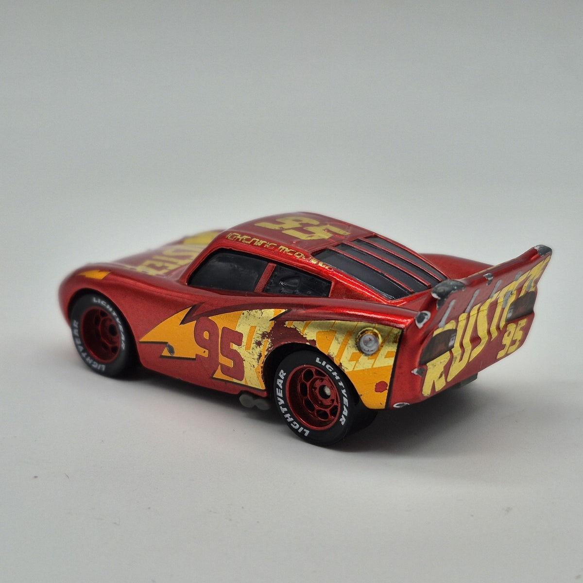 Rusteze Racing Center Lightning Mcqueen 1:55 Diecast Car LOOSE 3