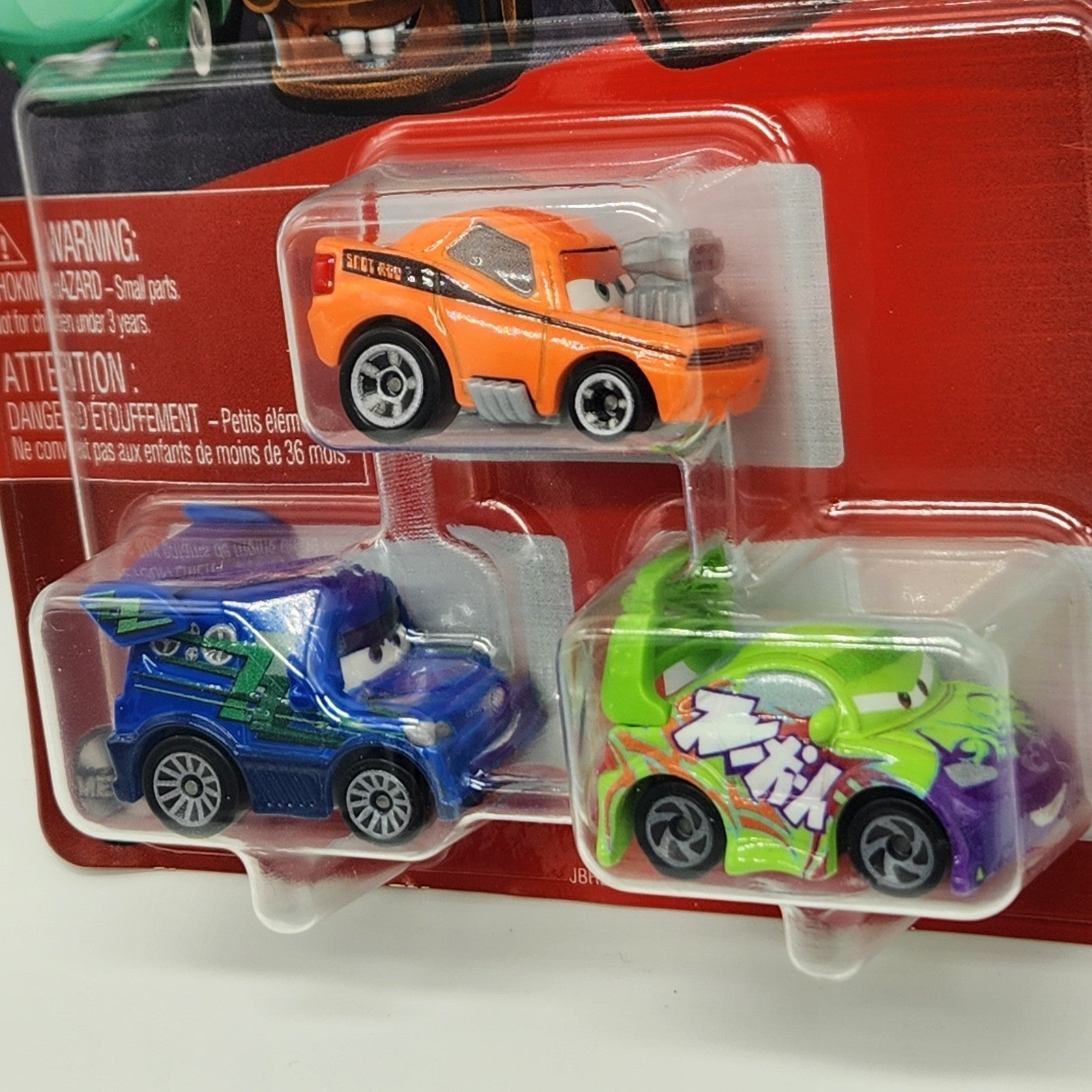Disney Pixar Cars Mini Racers Wingo Dj And Snotrod 3 Pack 20250