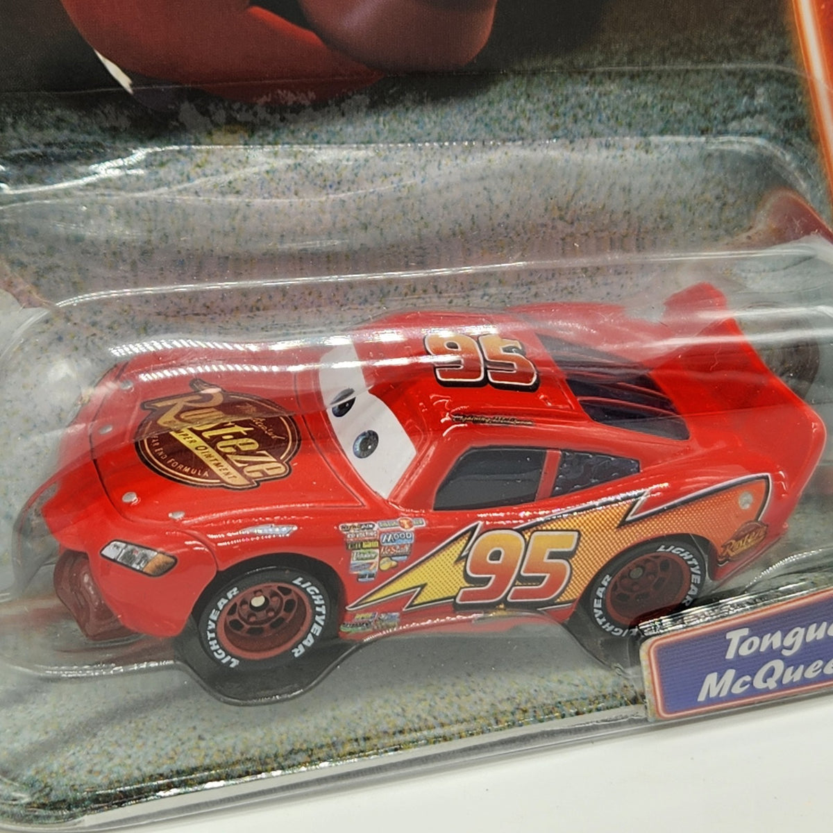 2007 Disney Pixar Cars Supercharged Tongue Lightning McQueen Mattel 1:55 Toy1