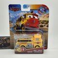 RED Disney Pixar Cars Race & Rescue Color Changers Firetruck 1:55 Diecast 0