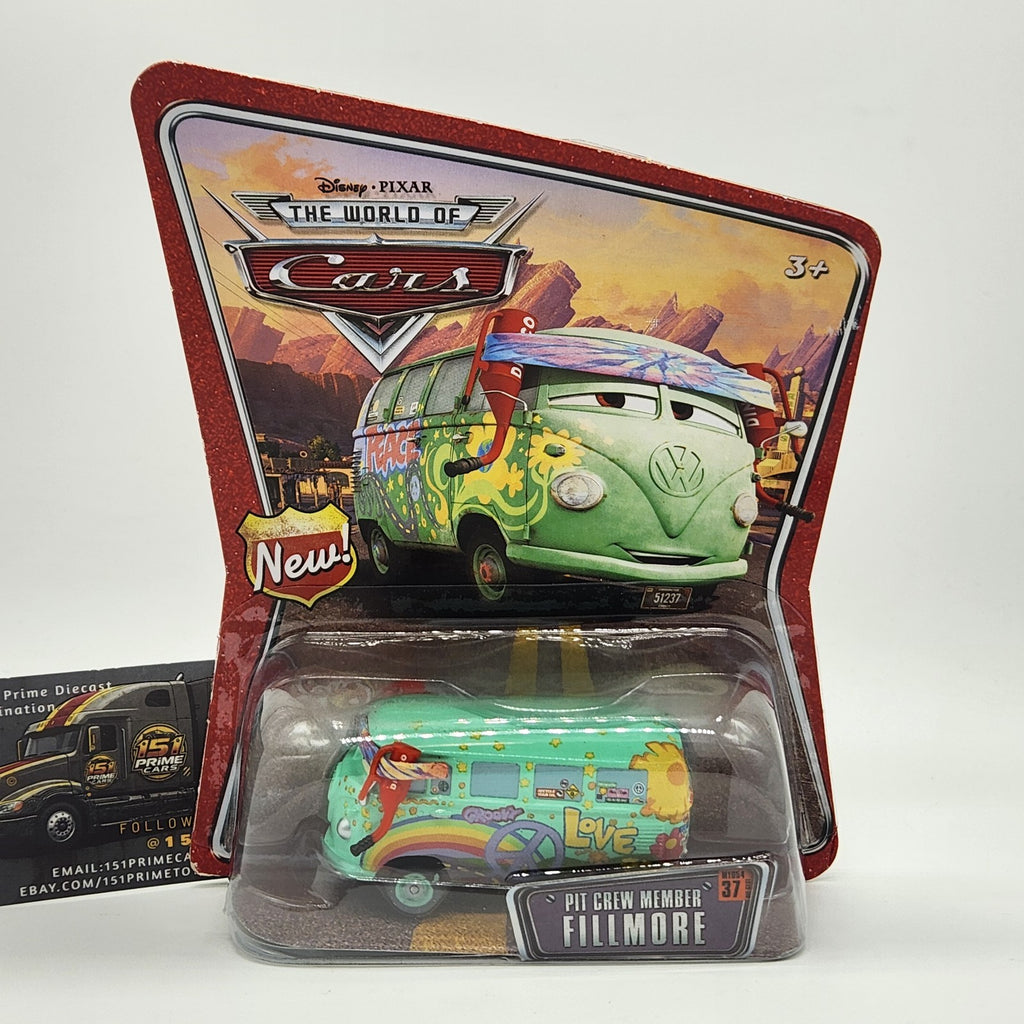 Disney Pixar The World of Cars Pit Crew Member Fillmore Mattel Diecast Toy 20070