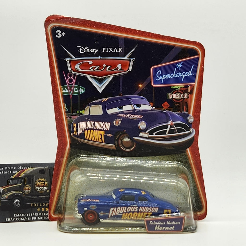 Red Wheels Fabulous Hudson Hornet Supercharged 2008 Disney Pixar Cars Diecast0