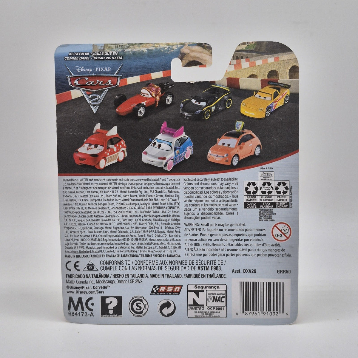 Disney Pixar Cars Mama Bernoulli Indy style car Metal series 2020 by Mattel New2