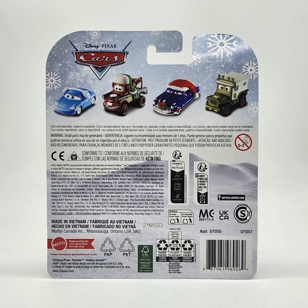 Disney Pixar Cars Lightning McQueen Winter Cruisers Christmas Snow Plow 1:552