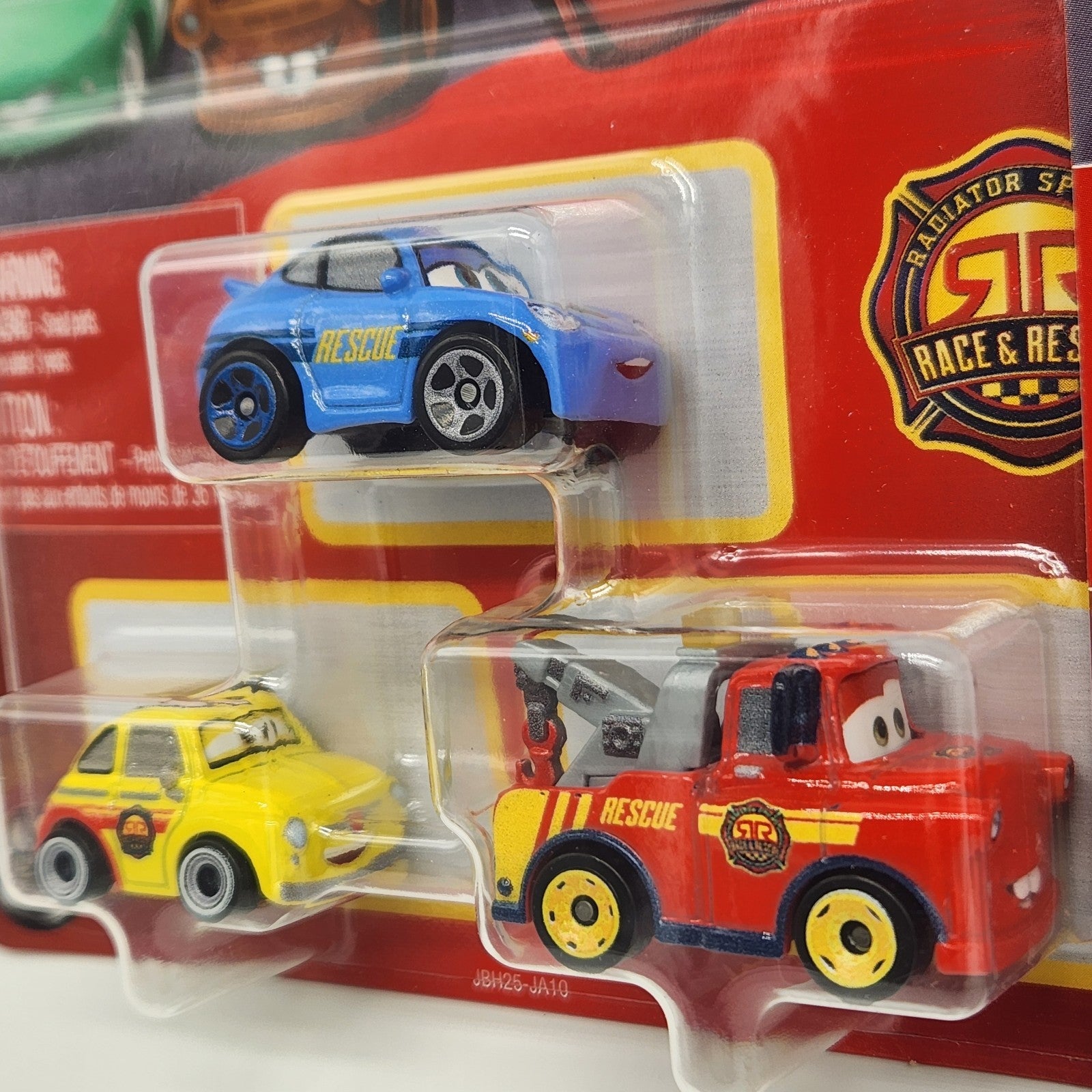 Disney Pixar Cars Mini Racers Race And Rescue Mater Sally And Luigi Diecast Cars0