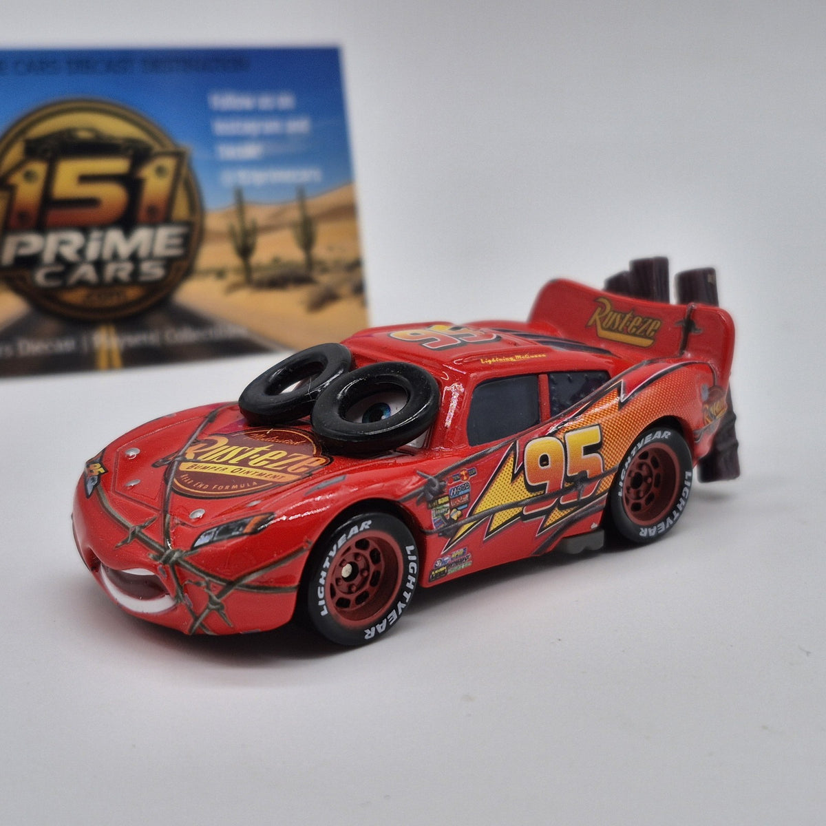 Spinout Lightning Mcqueen Loose Disney Pixar Cars 1:55 Diecast Car Mattel 0
