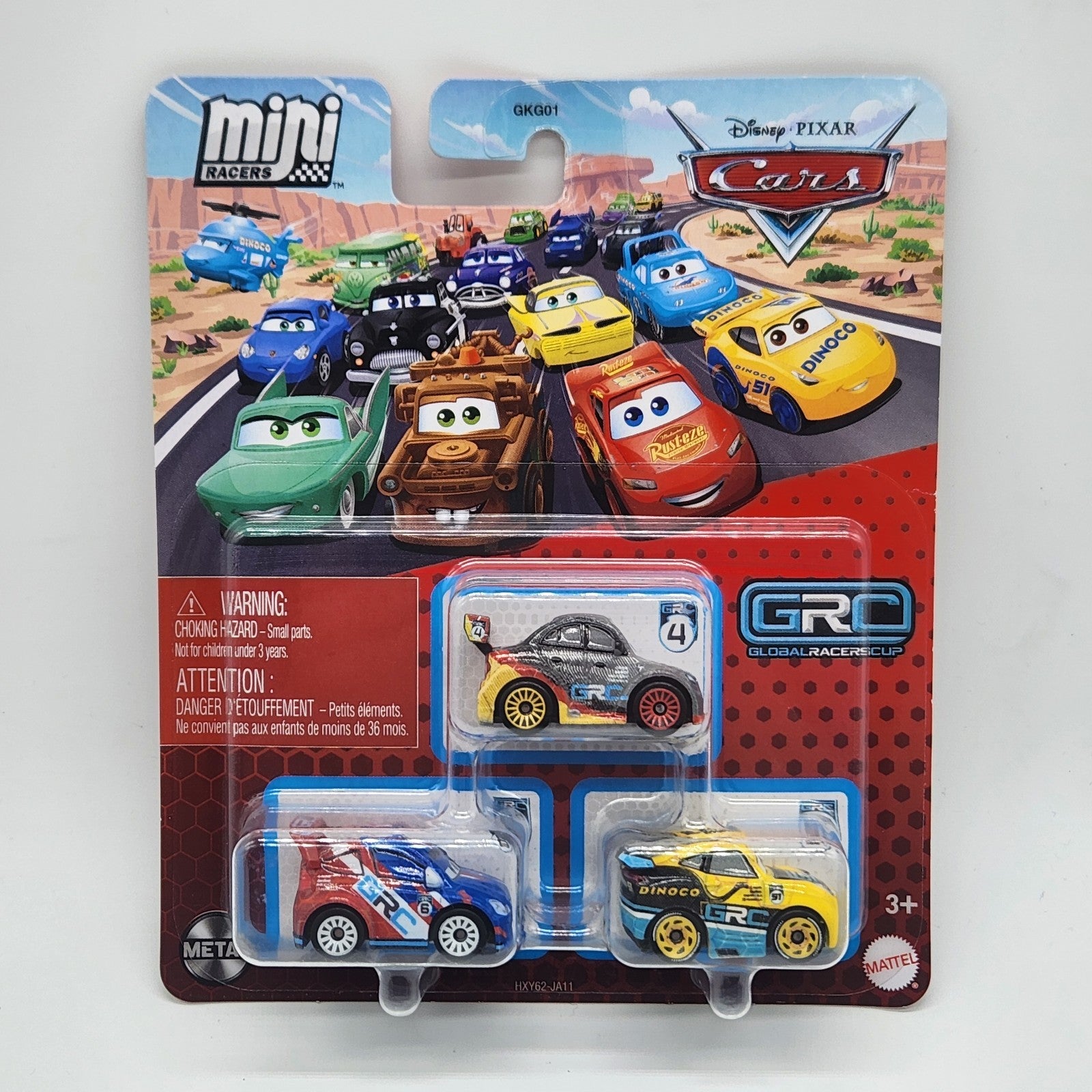 Disney Pixar Cars Mini Racers GRC Max Schnell Raoul Caroule Cruz Ramirez Diecast1