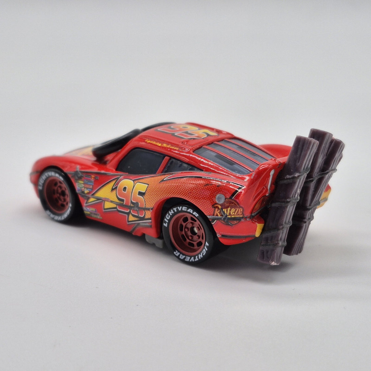 Spin Out Lightning McQueen Disney Pixar Cars 1:55 Diecast Loose Used Good Cond.3