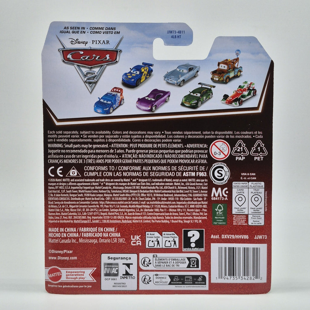 Memo Rojas Jr Disney Pixar Cars 2026 20th Anniversary 1:55 Diecast Mexico Car2